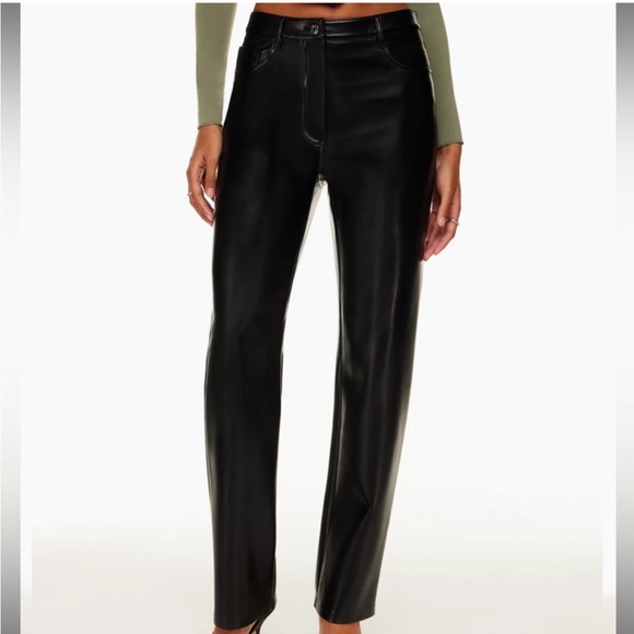 Aritzia Melina Faux-Leather Pants - Picture 1 of 3